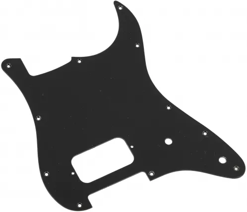 Boston ST144B Pickquard Stallion płytka do gitary elektrycznej 1-warstwa, czarna Boston ST144B Pickquard Stallion płytka do gitary elektrycznej 1-warstwa, czarna