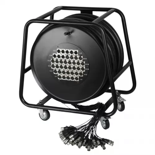 Adam Hall K40C50D Stagebox na bębnie 32/8, 50 m Adam Hall K40C50D Stagebox na bębnie 32/8, 50 m