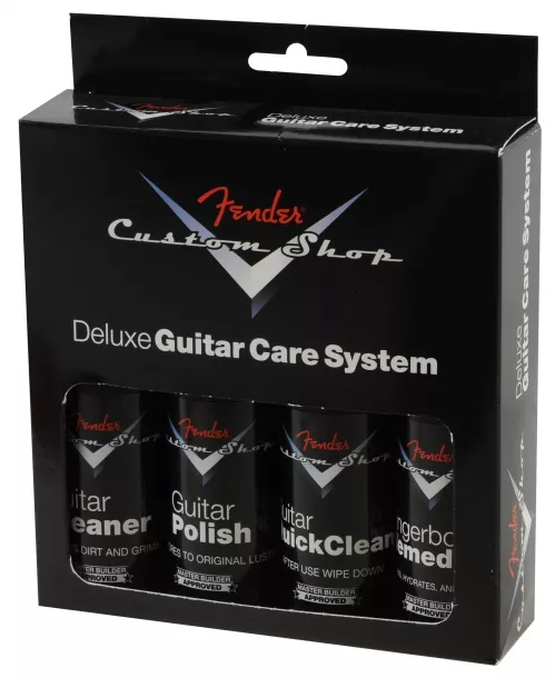 Fender Care Kit 4 Pack zestaw do czyszczenia gitary Fender Care Kit 4 Pack zestaw do czyszczenia gitary