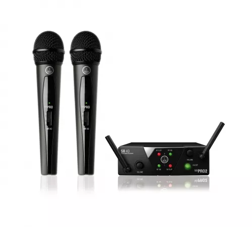 AKG WMS40 mini dual Vocal Set ISM2 ISM3 mikrofon bezprzewodowy podwójny (towar powystawowy) AKG WMS40 mini dual Vocal Set ISM2 ISM3 mikrofon bezprzewodowy podwójny (towar powystawowy)