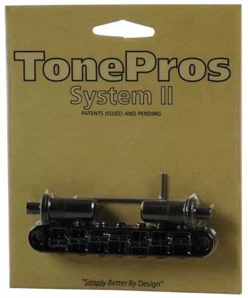 TonePros mostek Nashville typu Tune-O-Matic do gitary 7-strunowej, czarny, metryczny TonePros mostek Nashville typu Tune-O-Matic do gitary 7-strunowej, czarny, metryczny