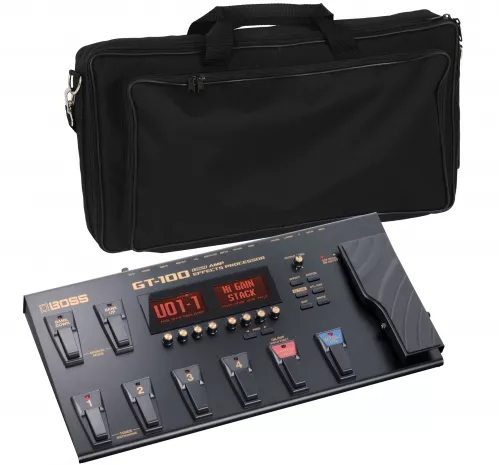 BOSS GT100 multiefekt gitarowy + pokrowiec BOSS GT100 multiefekt gitarowy + pokrowiec