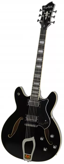 Hagstrom Viking Deluxe Black gitara elektryczna Hagstrom Viking Deluxe Black gitara elektryczna
