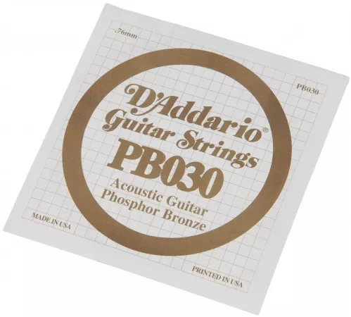 D′Addario PB030 struna do gitary akustycznej Phosphor Bronze D′Addario PB030 struna do gitary akustycznej Phosphor Bronze