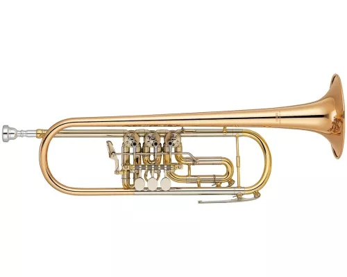 Yamaha YTR 436 G trąbka Bb, obrotowe wentyle, lakierowana (z futerałem) Yamaha YTR 436 G trąbka Bb, obrotowe wentyle, lakierowana (z futerałem)