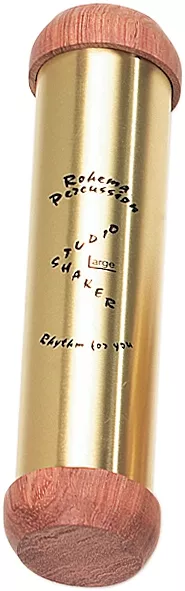 Rohema Percussion 61745 Studio Shaker Large Brass/Rosewood instrument perkusyjny Rohema Percussion 61745 Studio Shaker Large Brass/Rosewood instrument perkusyjny