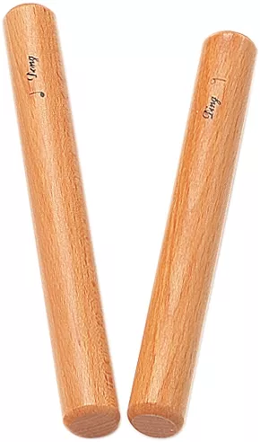 Rohema Percussion 61559 Two-Tone Claves, Beech, instrument perkusyjny Rohema Percussion 61559 Two-Tone Claves, Beech, instrument perkusyjny
