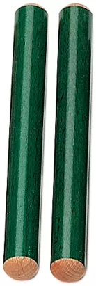 Rohema Percussion 61555/G Claves, Beech, Green instrument perkusyjny Rohema Percussion 61555/G Claves, Beech, Green instrument perkusyjny