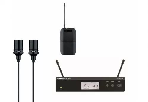Shure BLX14RE/CVL PG Wireless mikrofon bezprzewodowy krawatowy (lavalier) CVL-B/C, odbiornik w obudowie 1/2 rack 19″ Shure BLX14RE/CVL PG Wireless mikrofon bezprzewodowy krawatowy (lavalier) CVL-B/C, odbiornik w obudowie 1/2 rack 19″