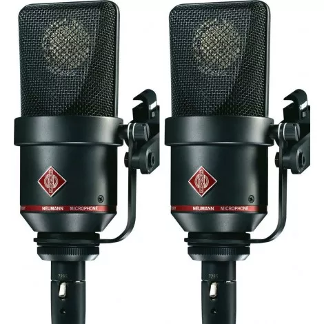 Neumann TLM 170 R Stereo Set para mikrofonów wielkomembranowych z uchwytami elastycznymi EA170, kolor czarny Neumann TLM 170 R Stereo Set para mikrofonów wielkomembranowych z uchwytami elastycznymi EA170, kolor czarny