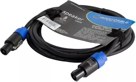 Accu Cable AC PRO SP2-2,5/5m przewód głośnikowy speakon-speakon 5m Accu Cable AC PRO SP2-2,5/5m przewód głośnikowy speakon-speakon 5m