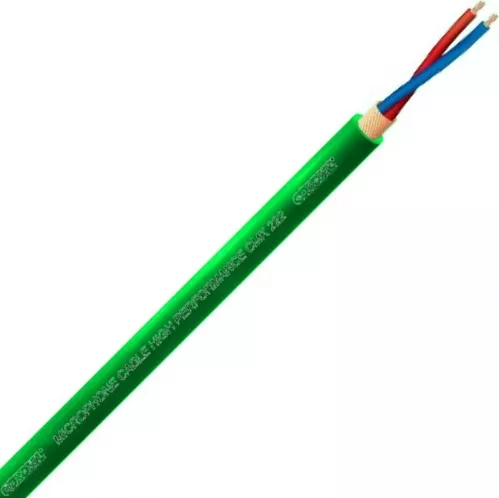 Cordial CMK 222 Green kabel mikrofonowy (zielony) Cordial CMK 222 Green kabel mikrofonowy (zielony)