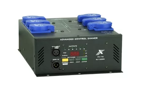 Proxima PX170 6-kanałowy dimmer DMX 1200W/ch Proxima PX170 6-kanałowy dimmer DMX 1200W/ch