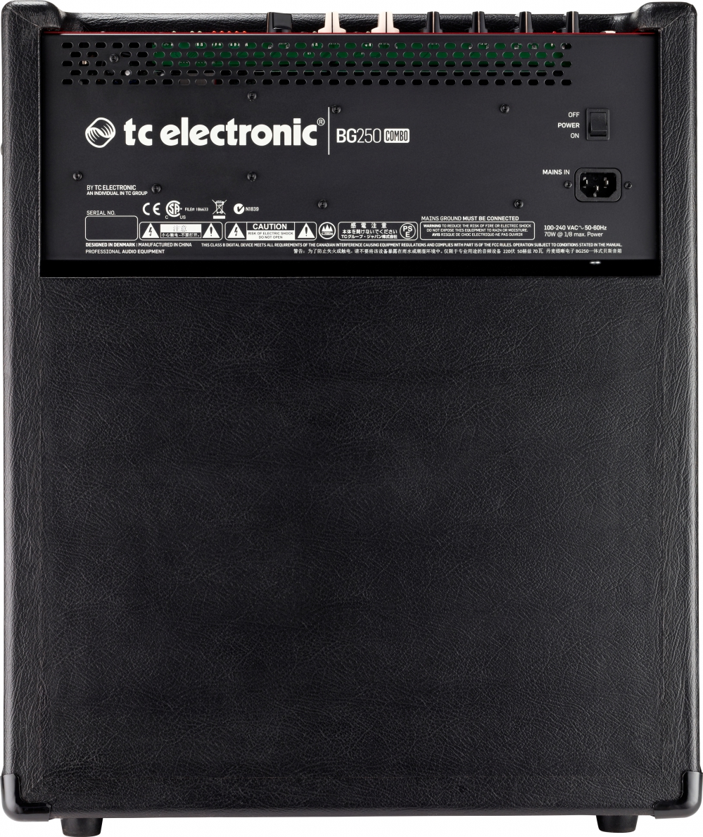 TC electronic TC BG250 112 Combo Basowe 250 W, technologia