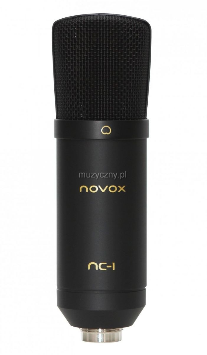 Novox NC 1 Mikrofon Studyjny USB Czarny Cena Opinie Sklep Muzyczny pl