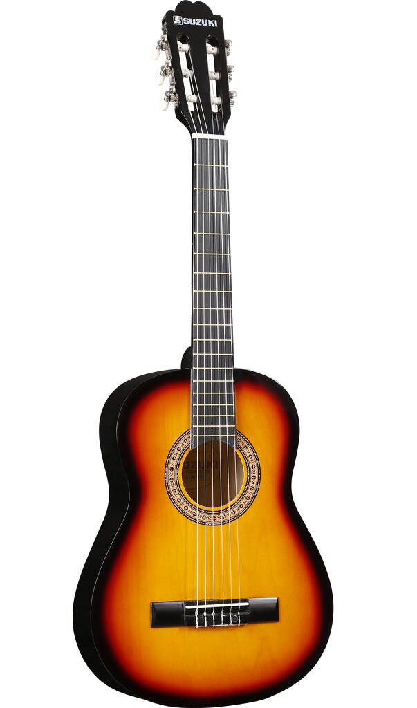 Suzuki SCG2 gitara klasyczna 1/2 z pokrowcem, Sunburst