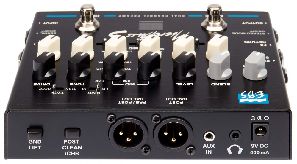 全ての EBS Micro มิวสิค Bass 3 EBS dual บริษัท channel preamp