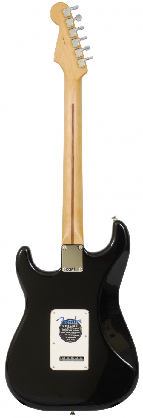ギター Fender Standard Stratocaster Black Fender American Standard Stratocaster RW BLK gitara