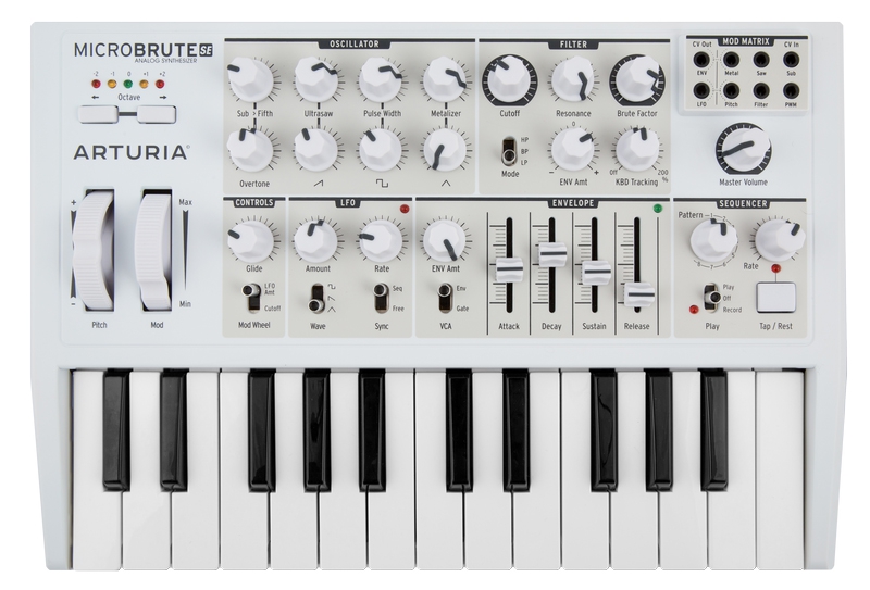 Arturia MicroBrute SE アナログシンセサイザー Arturia Microbrute SE White syntezator analogowy - cena