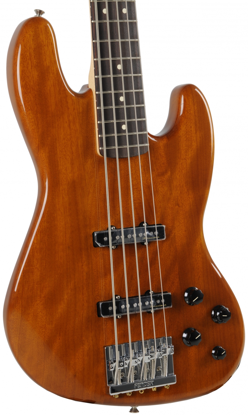 Fender Deluxe Active Jazz Bass V Okoume gitara basowa cena, opinie