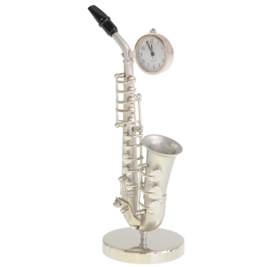 Zebra Music Miniatura saksofonu z zegarkiem