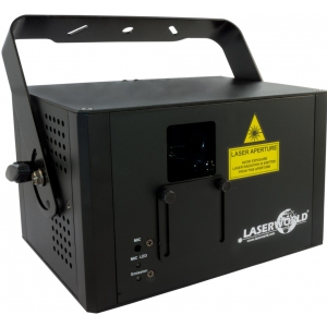 LaserWorld CS-1000RGB MKII DMX, Ilda - laser (czerwony, zielony, niebieski)