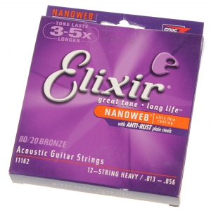 Elixir 11162 NW 80/20 Bronze struny do gitary akustycznej 13-56