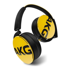 AKG Y50 Yellow, słuchawki nauszne, żółte