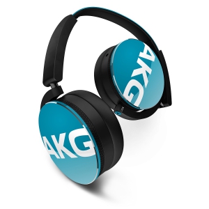 AKG Y50 Blue, słuchawki nauszne, niebieskie