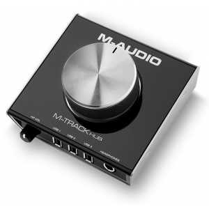 M-Audio M Track Hub cyfrowo-analogowy konwerter USB, wbudowana funkcja HUB USB (x3)