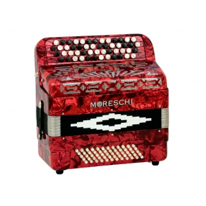 Moreschi 462 C  40(52)/2/3  60/4  akordeon guzikowy (czerwony)