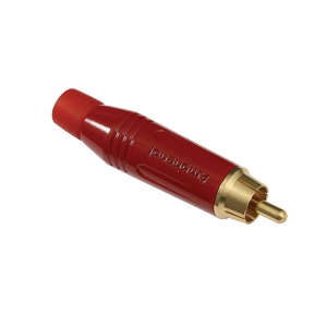 Amphenol ACPR-RED wtyk RCA na kabel, czerwony