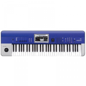 Korg Krome 61 Blue syntezator, workstation, kolor niebieski