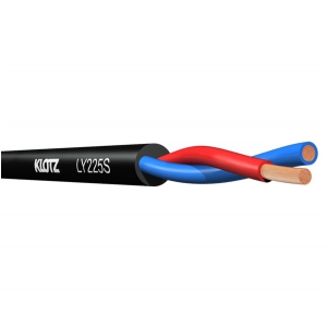Klotz LY225S Twinax OFC 2x2,5mm kabel głośnikowy, czarny