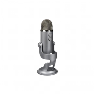 Blue Microphones Yeti Cool Grey mikrofon pojemnociowy USB, wyjcie suchawkowe, kolor szary