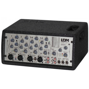LDM SMX-408RX powermikser z procesorem efektw, 2x200W + 400W dla subbasu