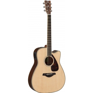 Yamaha FGX 830 C NT gitara elektroakustyczna, solid top, cutaway, natural