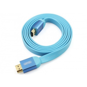 Unitek Y-C154 przewd FLAT HDMI v1.4, 1.5m paski