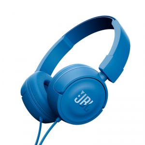 JBL T450, niebieskie słuchawki nauszne