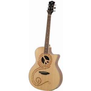 Luna Oracle Peace Natural gitara elektroakustyczna B-Stock