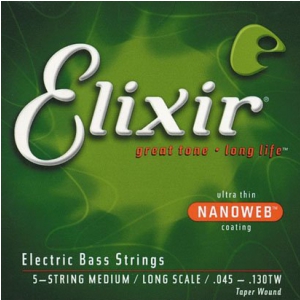 Elixir 14087 NW Extra Long Scale struny do gitary basowej  45-105