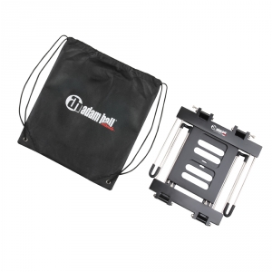 Adam Hall SLT 006 B - Sk�adany stojak na laptopa z p�k�, czarny