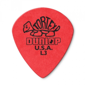 Dunlop 472RL3 Tortex Jazz L3  kostka gitarowa czerwona