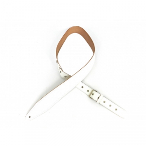Belti GS20 Z3 pasek gitarowy skórzany biały