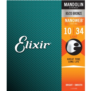 Elixir 11500 Light 10 Mando 8020 NW struny do mandoliny 