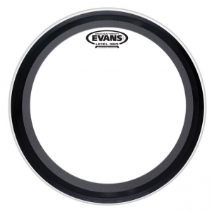 Evans BD26EMADHW nacig perkusyjny do bbna basowego 26″, przeroczysty
