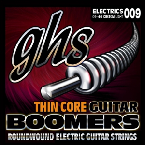 GHS Thin Core Guitar Boomers struny do gitary elektrycznej, Custom Light, .009-.046