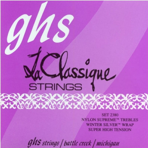GHS La Classique struny do gitary klasycznej, Tie-On, High Tension