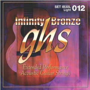 GHS Infinity Bronze struny do gitary akustycznej, Coated, Light, .012-.054