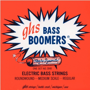 GHS Bass Boomers struny do gitary basowej 4-str. Regular, .045-.105, Medium Scale